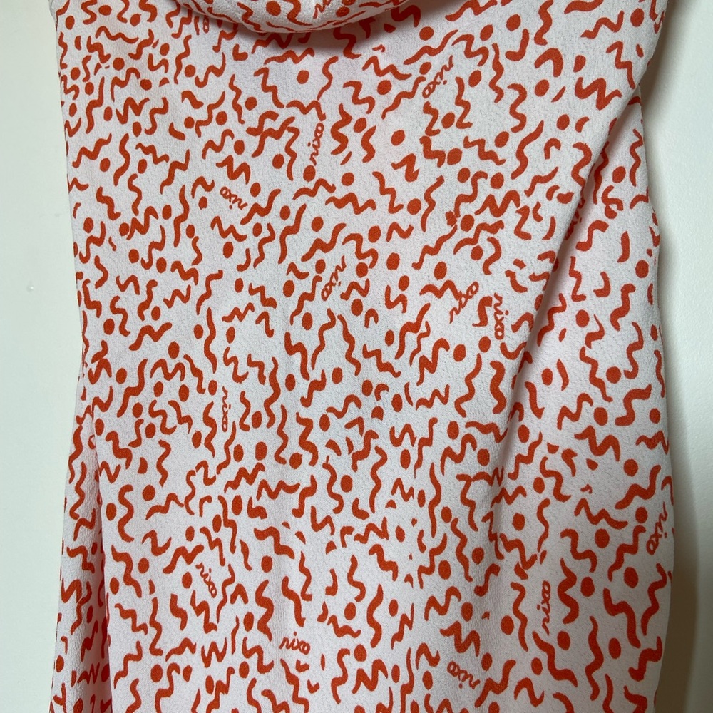 Rixo Marilyn Crepe Halterneck Midi Dress Extra Small - Picture 8 of 8